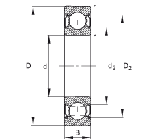 S 6200-C-2Z, ă(ni)Y(ji)(gu)C (j) DIN 625-1 (bio)(zhn)Ҫߴɂ(c)g϶ܷ