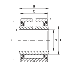 LS NA4910-2RSR, ߴϵ 49ɂ(c)ܷ