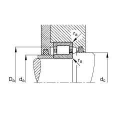 ALS NJ2232-E-M1, (j) DIN 5412-1 ˜ʵҪߴ, 붨λS, ɷx, ּ