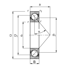 ǽ|S 7310-B-TVP, (j) DIN 628-1 ˜ʵҪߴ|  = 40