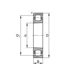 ΝLS 20215-K-TVP-C3, (j) DIN 635-1 ˜ʵҪߴ, FF 1:12