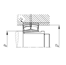 {ĝLS 22320-E1-K-T41A + AHX2320,  DIN 635-2 ˜ʵҪߴ, F׺ж