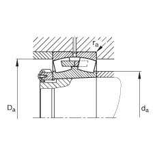 {(dio)ĝLS 23988-K-MB, (j) DIN 635-2 ˜ʵҪߴ, FF 1:12